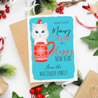 Niedlich Kitty Cat Tasse Meowy Weihnachts-Party