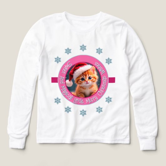 Niedlich Kitty Cat Weihnachten (Design Vorderseite)