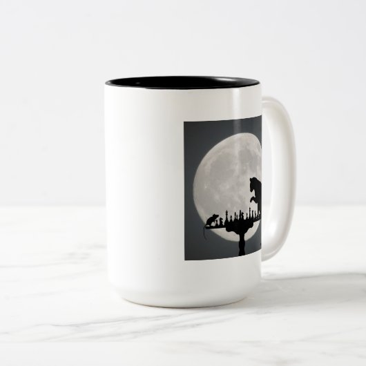 Niedlich Kitty Cat Zweifarbige Tasse (VorderseiteRechts)