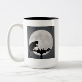 Niedlich Kitty Cat Zweifarbige Tasse