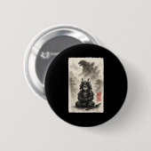 Niedlich Kitty Catzilla Angry Kaiju Anime Cat Mons Button (Vorne & Hinten)