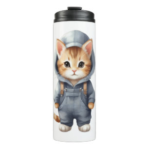 Niedlich Kitty Classic T - Shirt Thermosbecher
