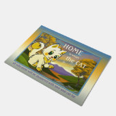Niedlich Kitty Funny Cat Doormat Fußmatte (Schrägansicht)