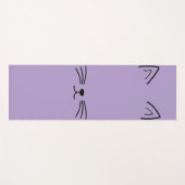 Niedlich Kitty : Ihr Yoga Buddy Yogamatte (Vorderseite (Horizontal))