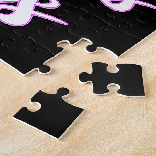 Niedlich Kitty Just a Girl, das Katzen Liebe Puzzle (Seite)