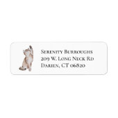 Niedlich Kitty Kitten Wasserfarbkatze (Vorne)