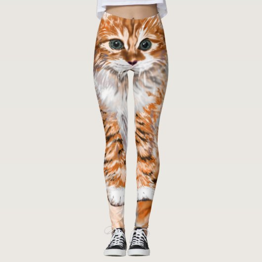 Niedlich Kitty Leggings (Vorderseite)