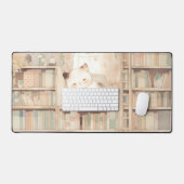 Niedlich Kitty Lo-Fi Gaming Mousepad Schreibtischunterlage (Tastatur & Maus)