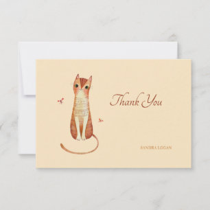 Niedlich Kitty Notecard Dankeskarte