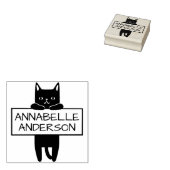Niedlich Kitty Personalize Rubber Briefmarke Gummistempel (Stempel)