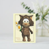 Niedlich Kitty Postkarte (Stehend Vorderseite)