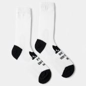 Niedlich Kitty Romantic Zitat - Crew Socks Socken (Rechts)
