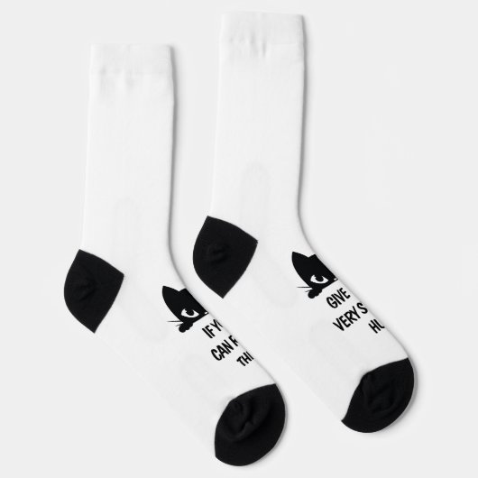 Niedlich Kitty Romantic Zitat - Crew Socks Socken (Rechts)