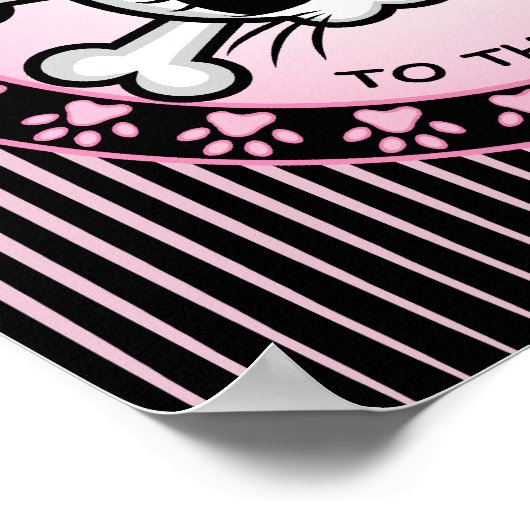 Niedlich Kitty Skull Poster (Ecke)