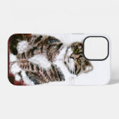 Niedlich Kitty Tabby Cat iPhone Hülle (Rückseite (Horizontal))