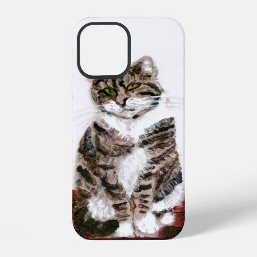 Niedlich Kitty Tabby Cat iPhone Hülle (Rückseite)