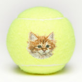 Niedlich Kitty Tennisbälle (Vorderseite)