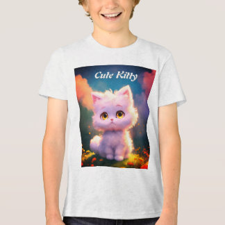 Niedlich Kitty Tri-Blend Shirt