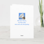 Niedlich Kitty Valentine Feiertagskarte (Rückseite)