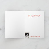 Niedlich Kitty Valentine Feiertagskarte (Innenseite)