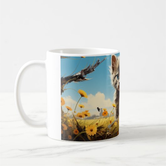 Niedlich Kitty Version 15 Tasse (Links)