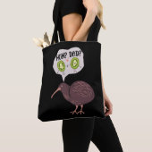 Niedlich Kiwi Bird Family Spaß Neuseeland Tasche (Von Nahem)