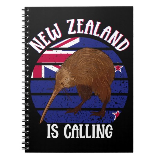 Niedlich Kiwi Bird New Zealand Travel Notizblock (Vorderseite)