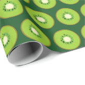 Niedlich Kiwi Geschenkpapier (Rolleneckpunkt)