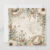 Niedlich kleine Charro Babydusche Einladung (Rückseite)