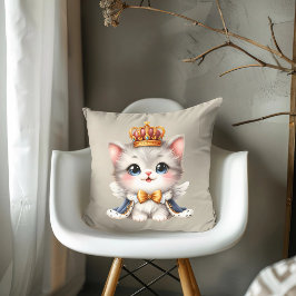 Niedlich kleine Kitten Prince Kissen