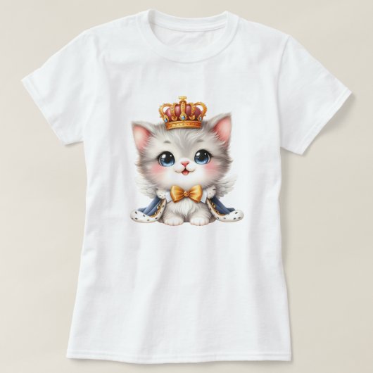 Niedlich kleine Kitten Prince T-Shirt (Design vorne)