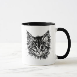 Niedlich kleine Kitten Tasse