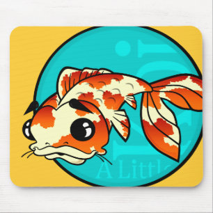 NIEDLICH KLEINE KOI FISH MAUSPAD
