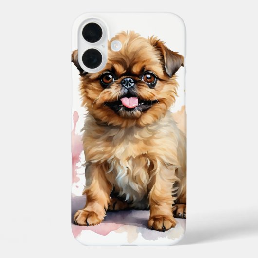 NIEDLICH KLEINE TAN BRÜSSEL GRIFFON DOG Case-Mate iPhone HÜLLE (Rückseite)