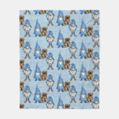 Niedlich Kleine Wasserfarbengläser Fleecedecke (Vorderseite)