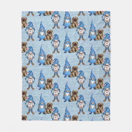 Niedlich Kleine Wasserfarbengläser Fleecedecke (Vorderseite)