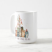 NIEDLICH KLEINER URLAUB CHRISTMAS KITTY CATS KAFFEETASSE (Vorderseite Links)