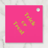 Niedlich Kleines Monster Lila Halloween-Party Gefa Geschenkanhänger (Rückseite)