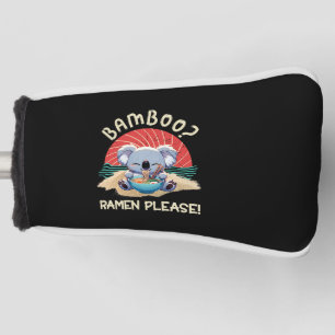 Niedlich Koala aß Ramen Vintag Sunshine Golf Headcover