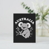 Niedlich Koala - Australien Postkarte (Stehend Vorderseite)