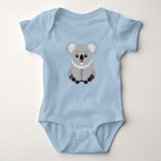 Niedlich Koala Baby Bodysuit Baby Strampler (Vorderseite)