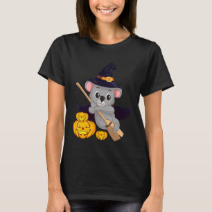 Niedlich Koala Bear Hexenkürbis Easy Halloween Cos T-Shirt