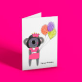 Niedlich Koala Birthday Karte