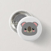 Niedlich Koala Button (Vorne & Hinten)