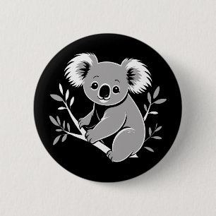 Niedlich Koala Button