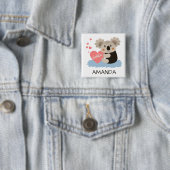 Niedlich Koala Cuddles ID386 Button (Beispiel)