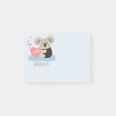 Niedlich Koala Cuddles ID386 Post-it Klebezettel (Vorderseite)
