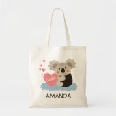 Niedlich Koala Cuddles ID386 Tragetasche (Vorne)