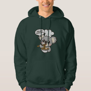 Niedlich Koala genießt Ramen Hoodie
