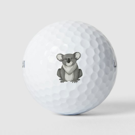 Niedlich koala golfball (Vorderseite)